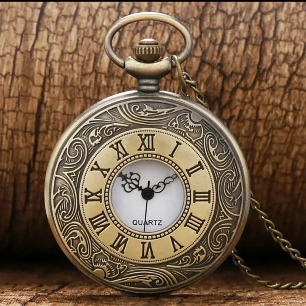 New vintage looking pocket watch necklace